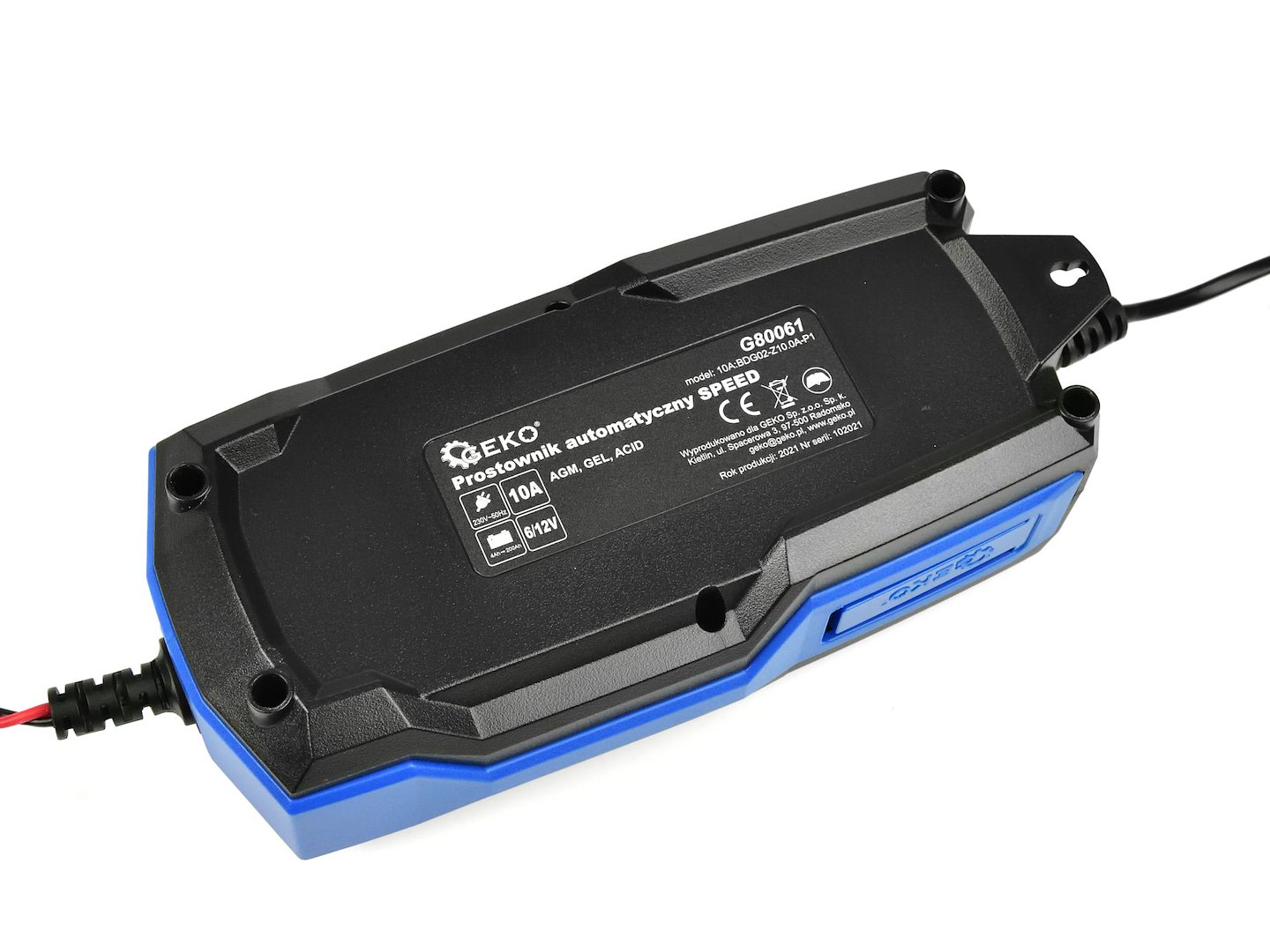 Automatický nabíječ SPEED 6/12V 10A 4Ah–200Ah – Geko 5