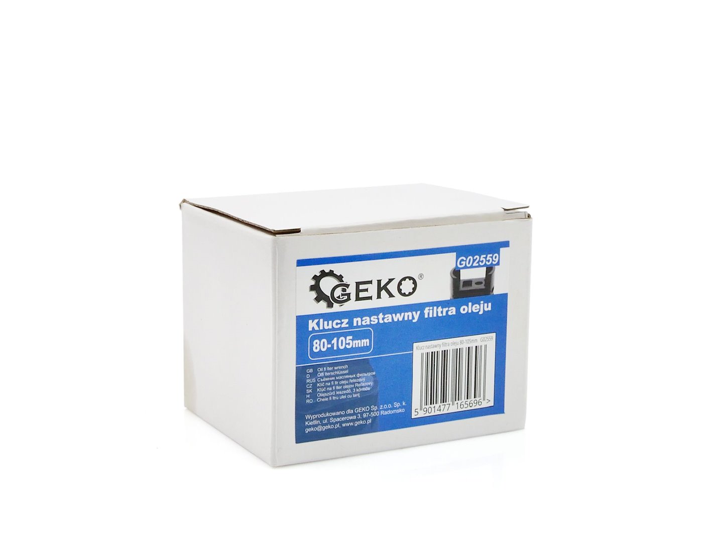 Nastavitelný klíč CR-Mo pro olejový filtr 80–105 mm (Geko) 5