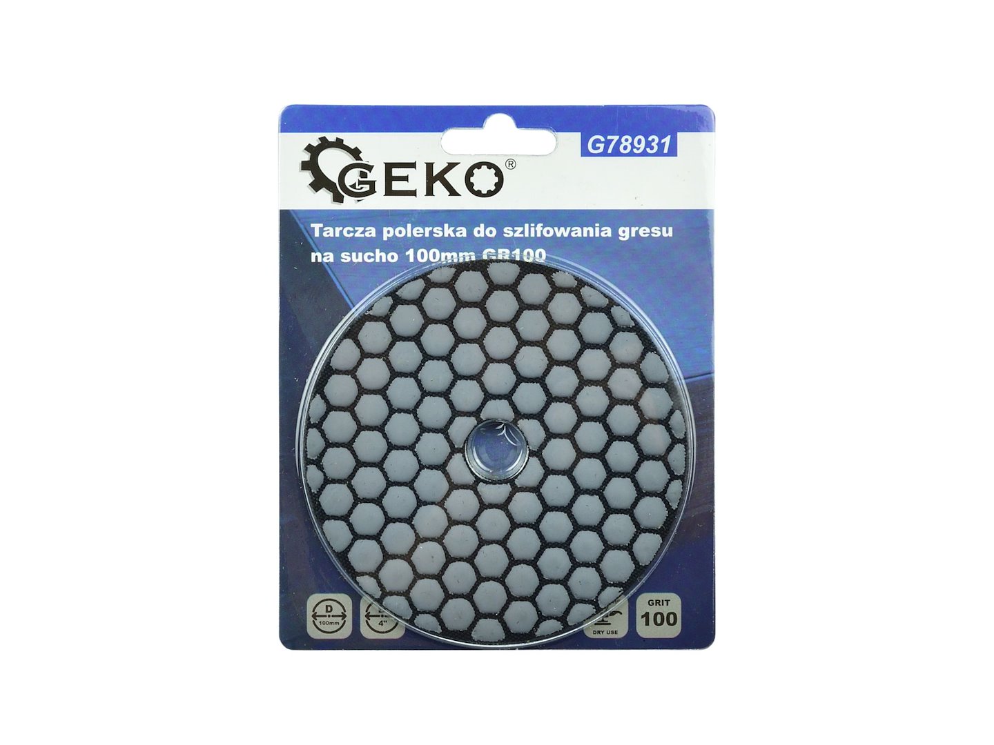 Lešticí kotouč pro suché broušení dlažby 100 mm GR100 (5 ks) 4