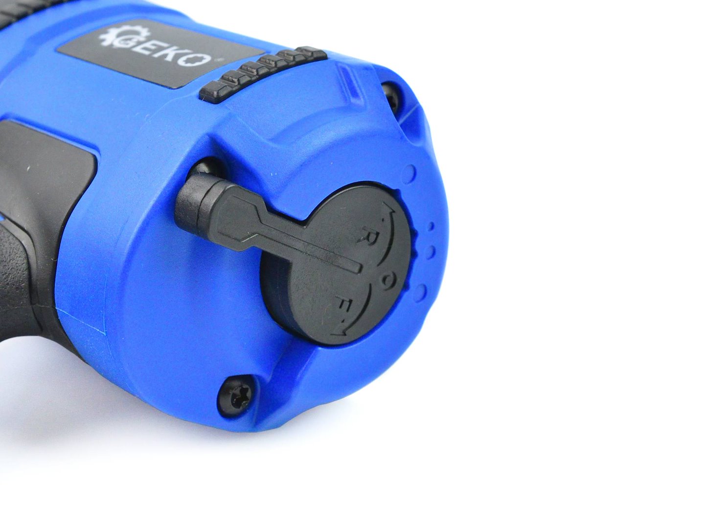 Pneumatický klíč Geko 1/2 1560 Nm Turbo Hammer – ovládací prvky