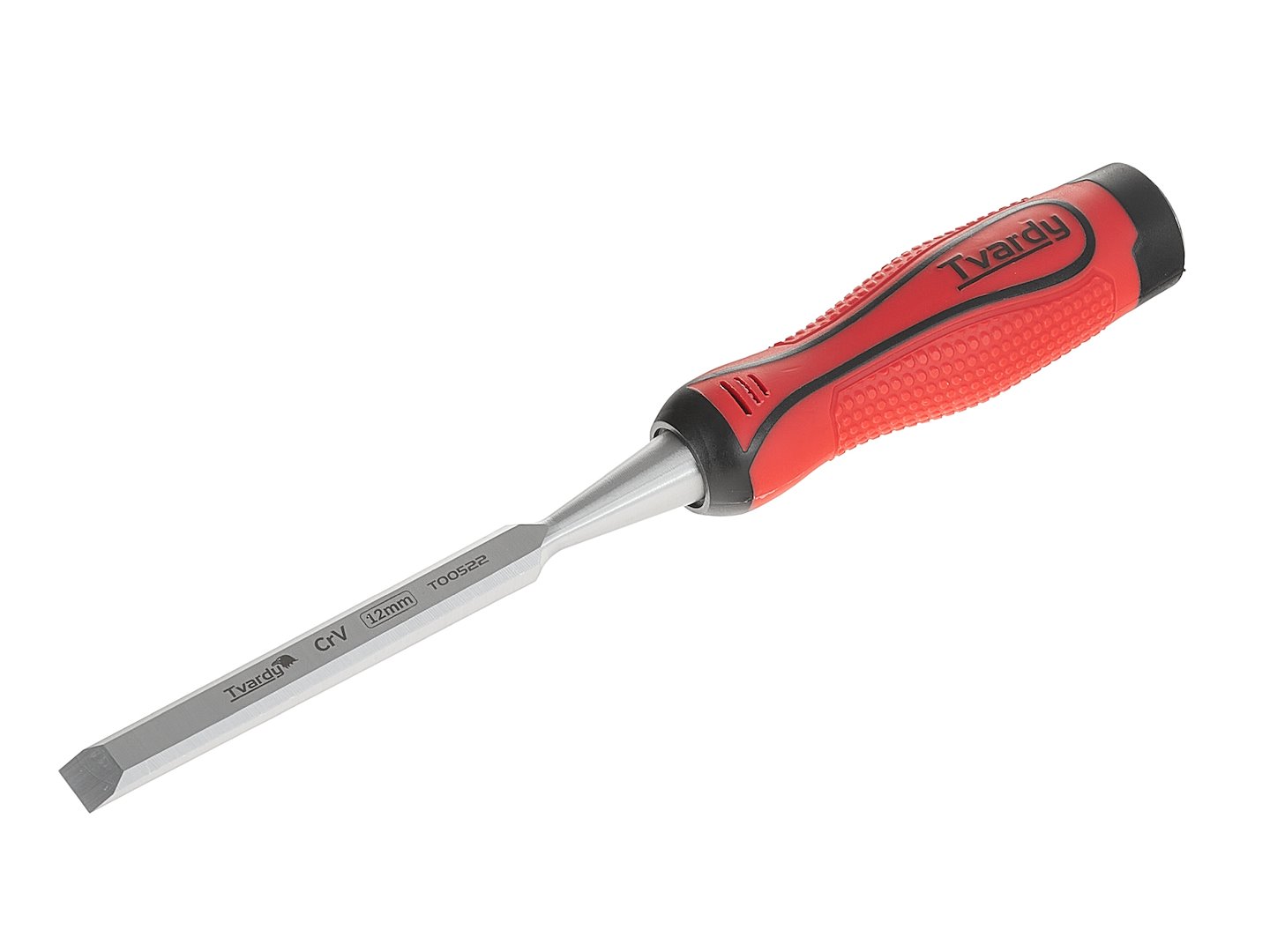 Ploché truhlářské dláto 12 mm CrV – detail ostří