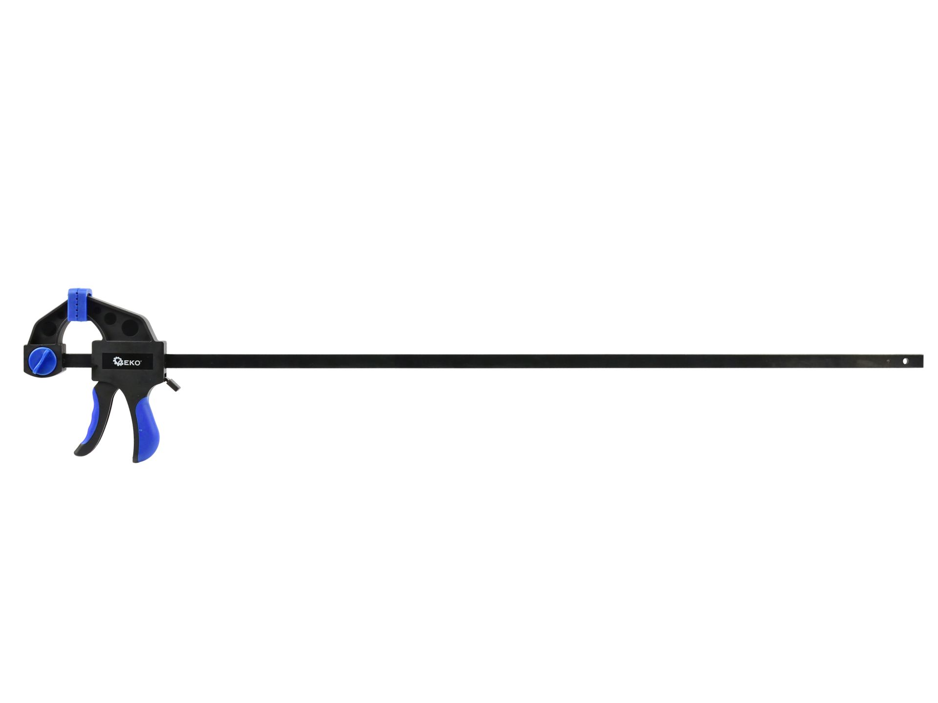 Jednoruký truhlářský svěrák 750 mm Geko – celkový pohled