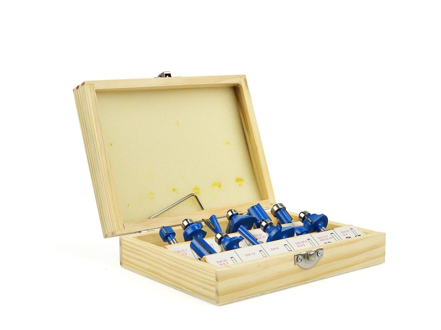 Tvarové frézy na dřevo 12 ks/6 mm/ (40) 2