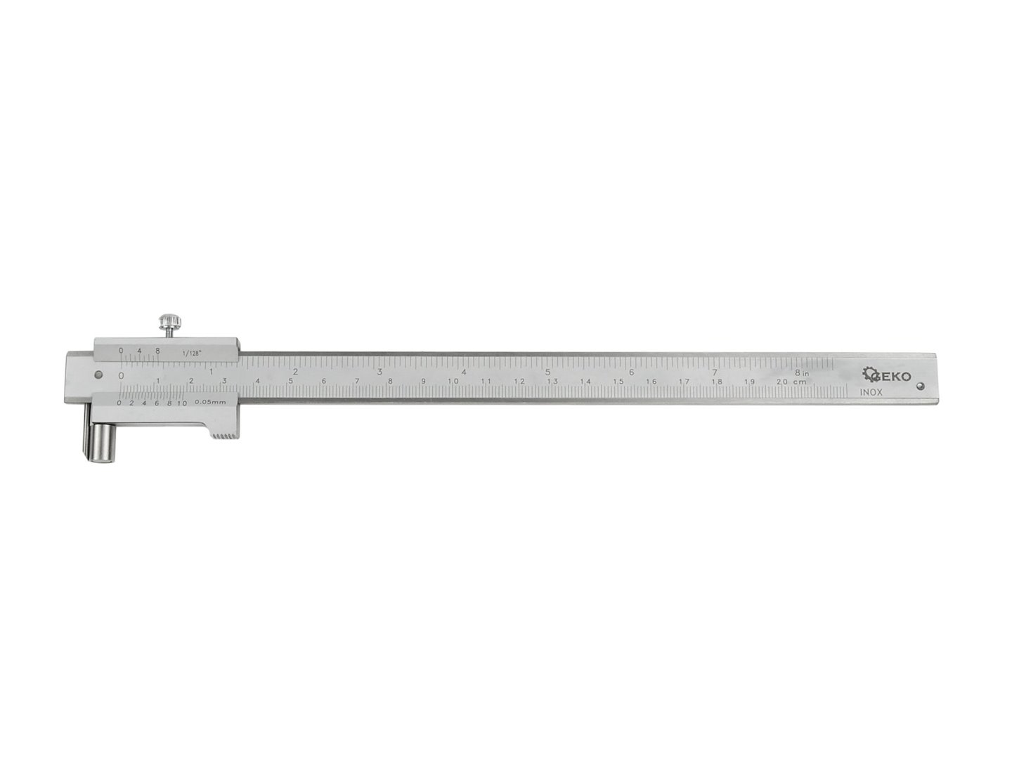 Značkovací měřidlo Geko 200 mm – detail rýsovacího hrotu