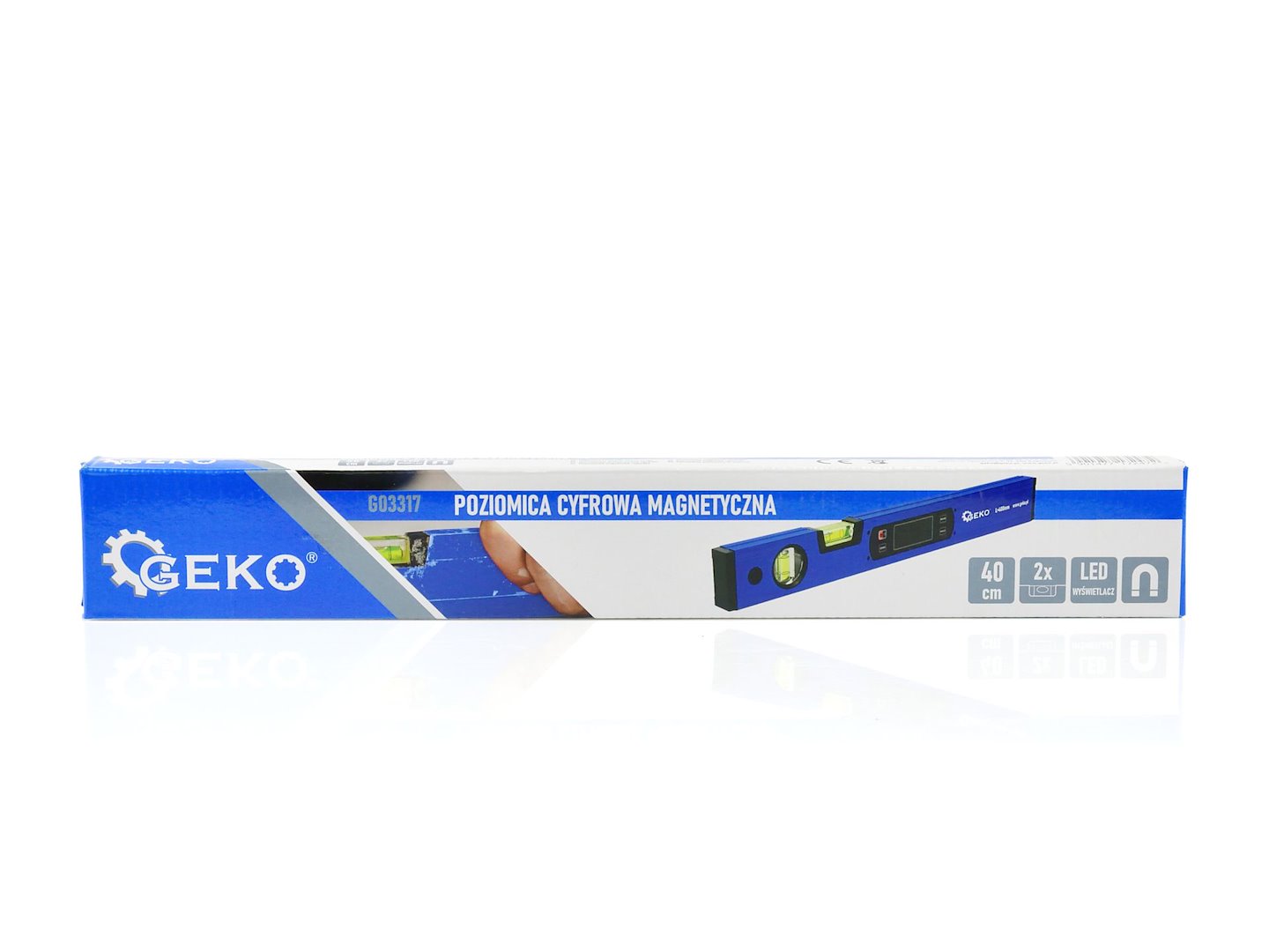 Digitální magnetická vodováha 40 cm – Geko 7