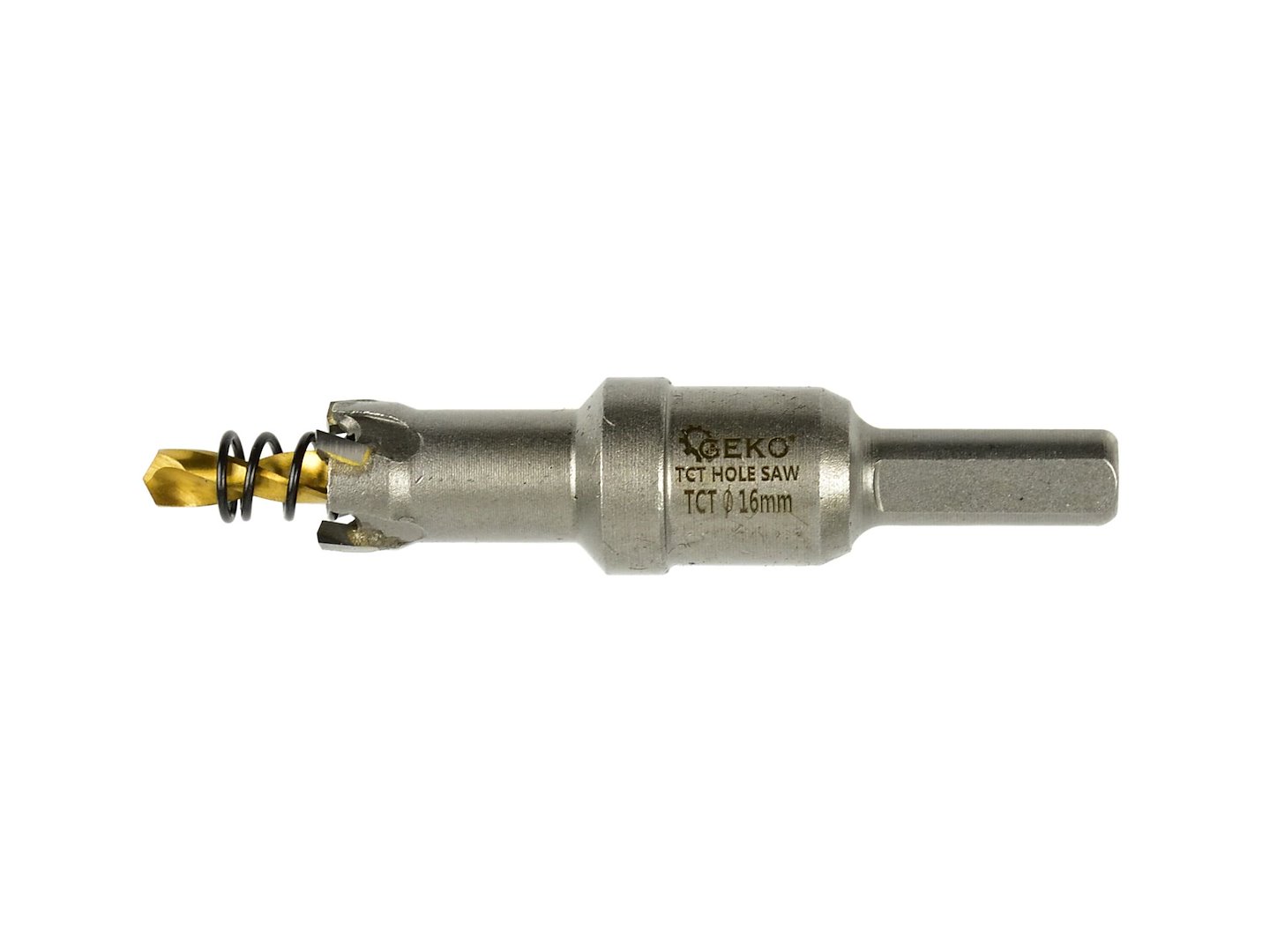 Vrták do kovu korunka do metalu 16 mm s titanovým vrtákem – celkový pohled na korunky