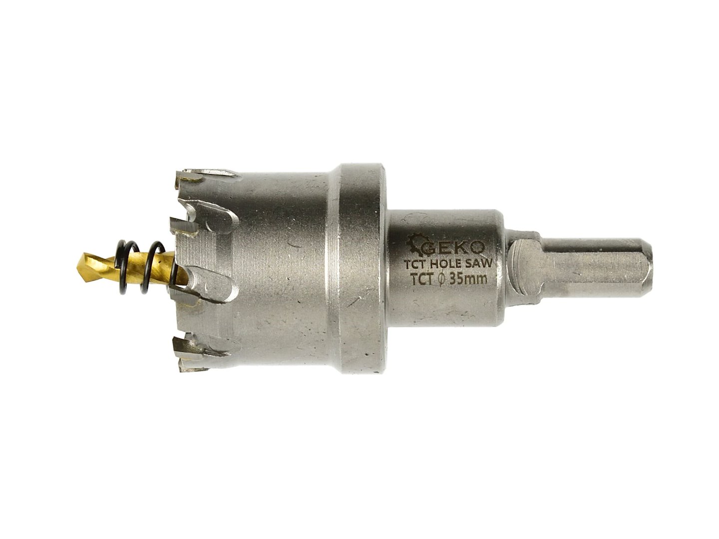 Korunka do metalu 35 mm Geko – celkový pohled na nástroj