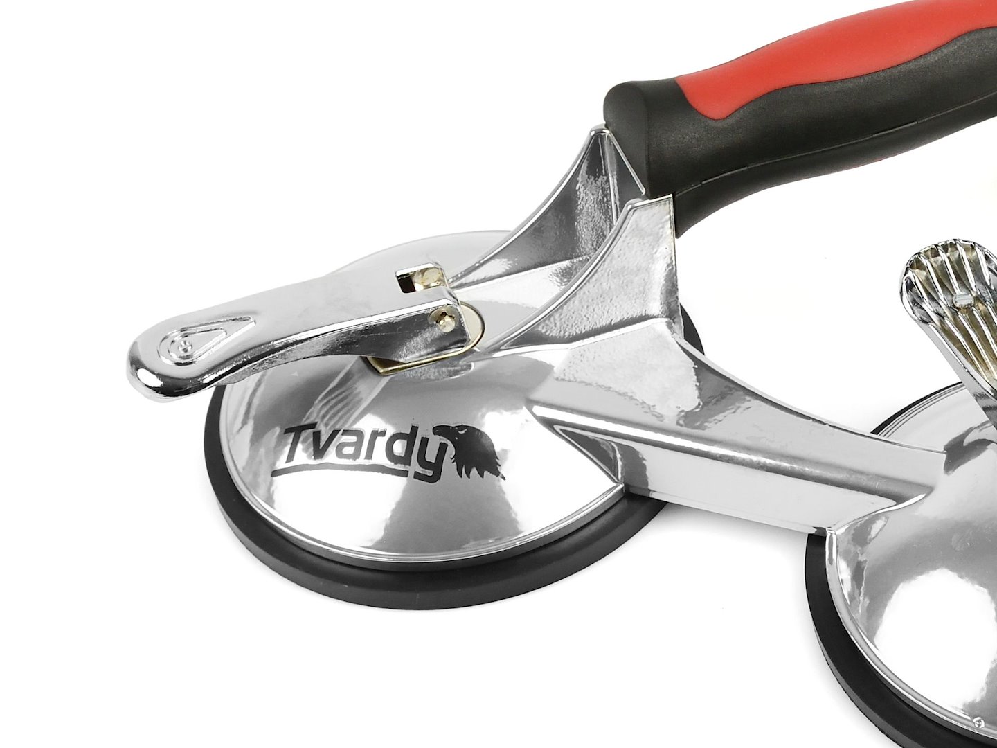 Držák-přísavka na sklo ALU 3x125 mm 190 kg (12) 4