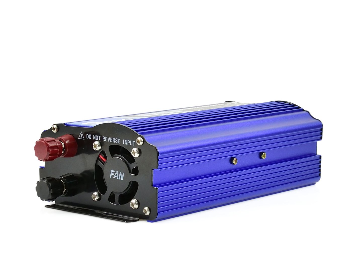 Měnič napětí SINUS 12V/230V 300/600W Geko – připojení na autobaterii