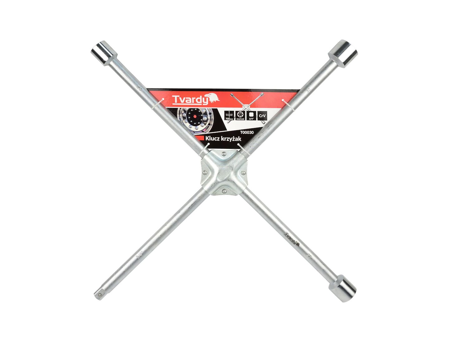 Křížový klíč 24x27x32 3/4 700 mm CrV – celkový pohled na nástroj
