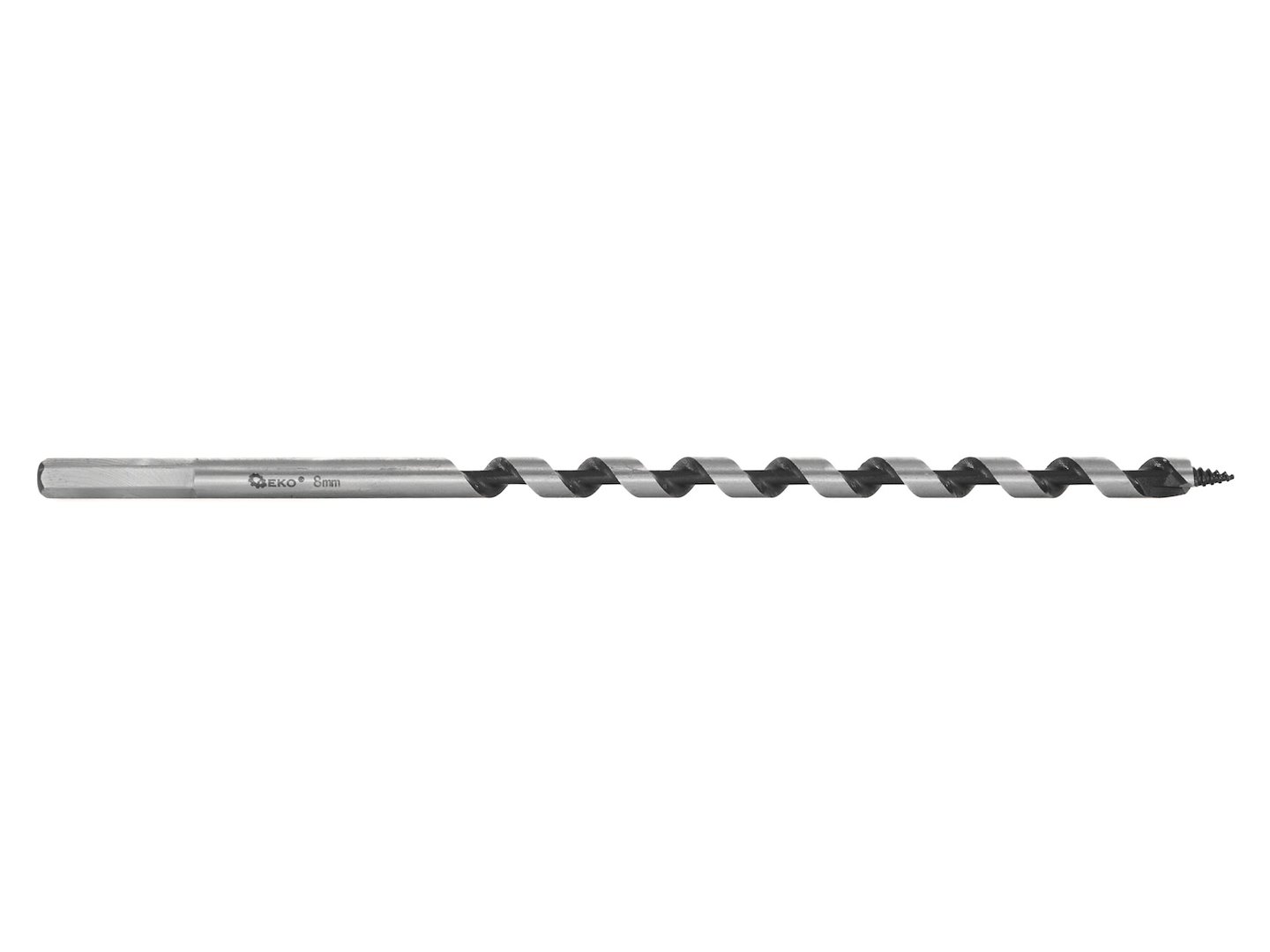 Spirálový vrták do dřeva 10×230 mm Geko – celkový pohled