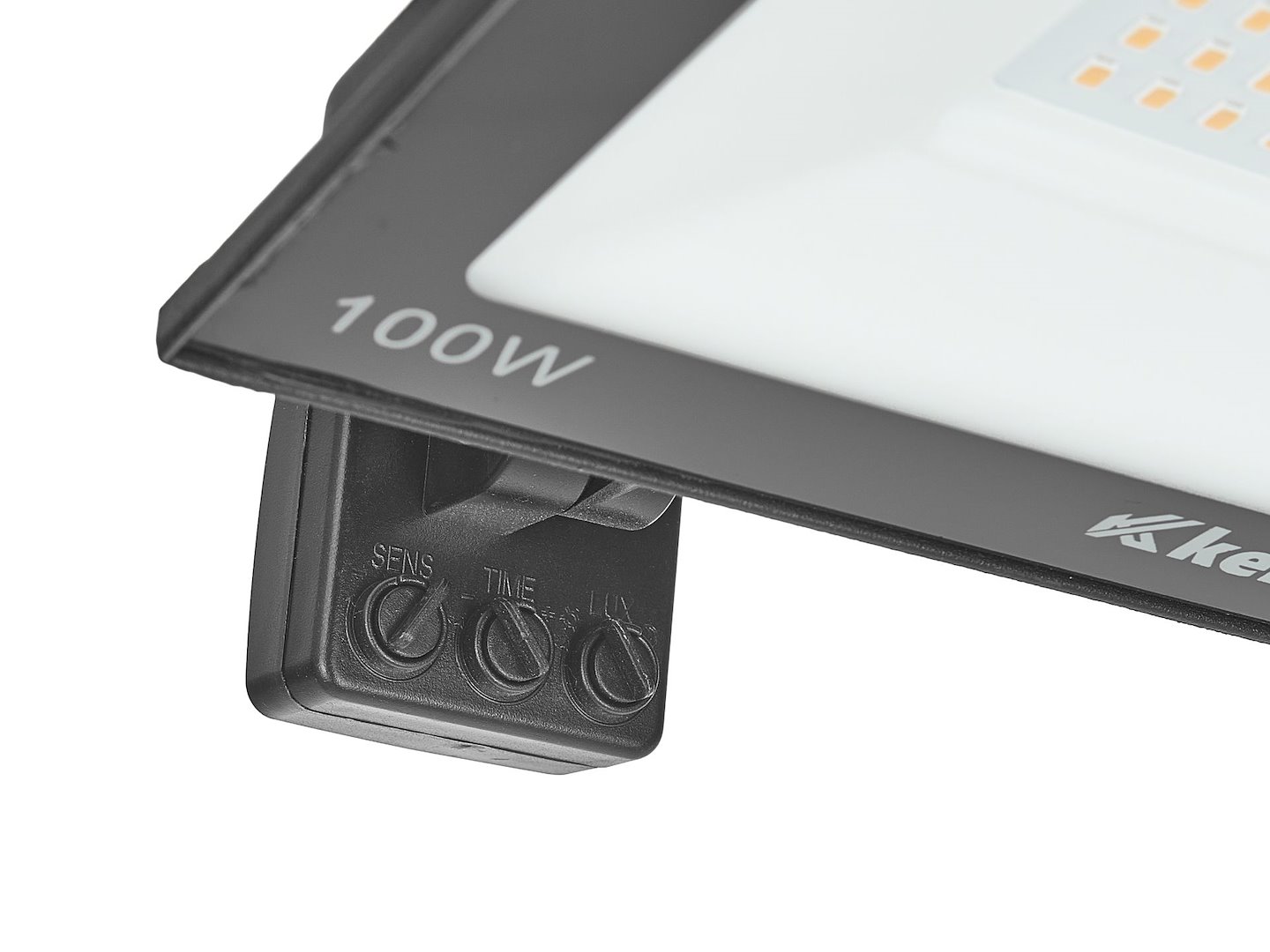 LED světlomet 100 W s pohybovým senzorem – studená bílá 6500 K (Geko) 6