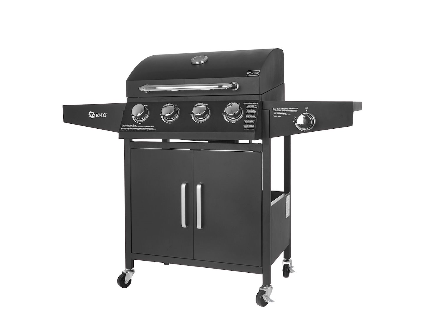 Plynový gril 5 hořáků (4+1) 14,5–15 kW – Geko G80516 6