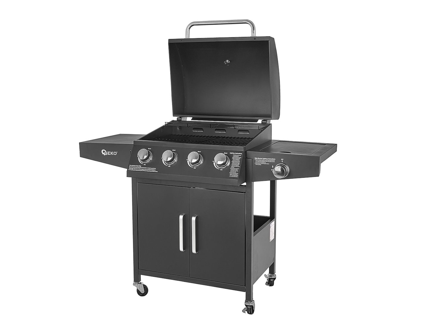 Plynový gril 5 hořáků (4+1) 14,5–15 kW – Geko G80516 7