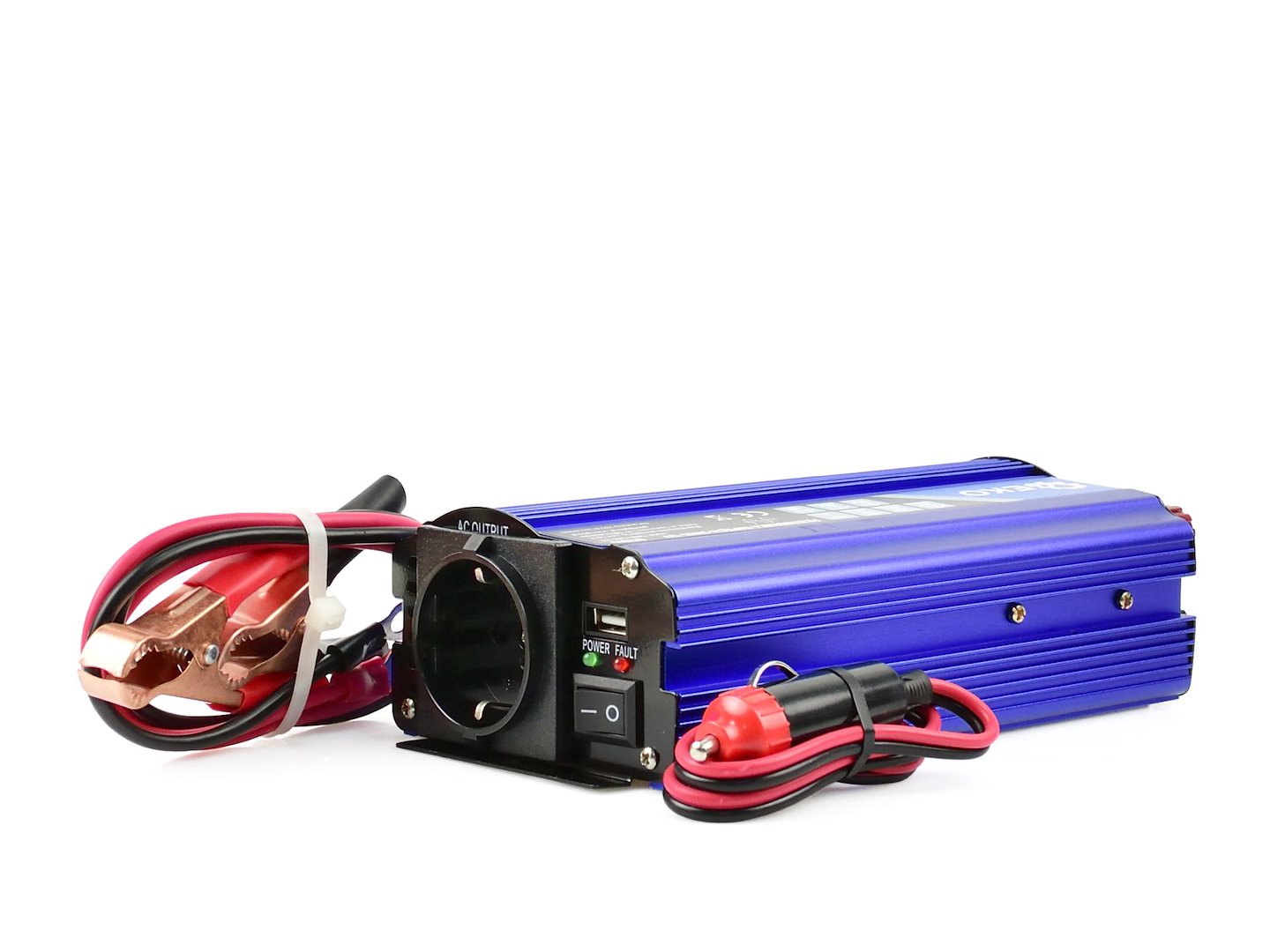Napěťový měnič Geko SINUS 24V/230V – celkový pohled
