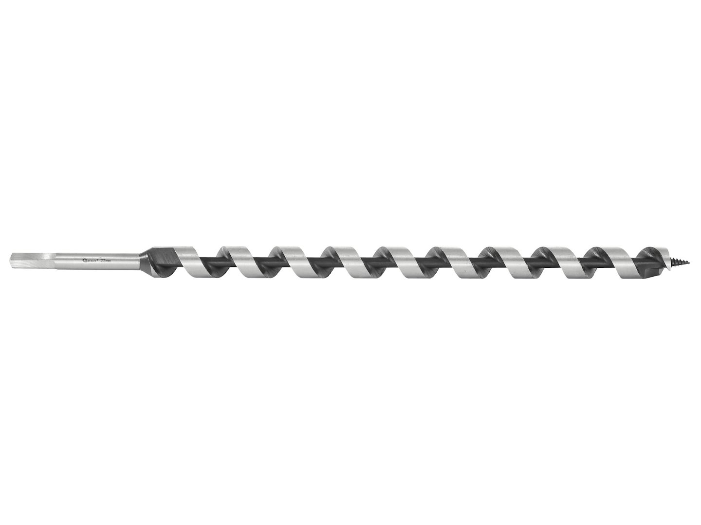 Spirálový vrták do dřeva 18x460 mm Geko – celkový pohled