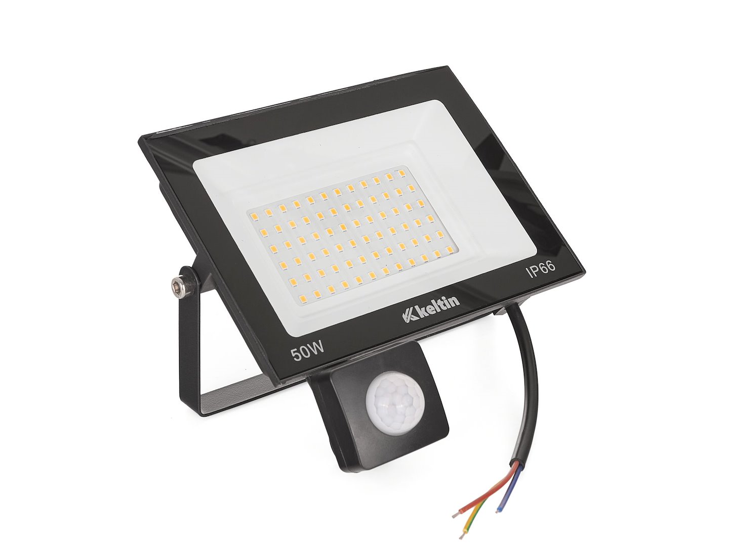 LED světlomet 50 W s pohybovým senzorem – celkový pohled