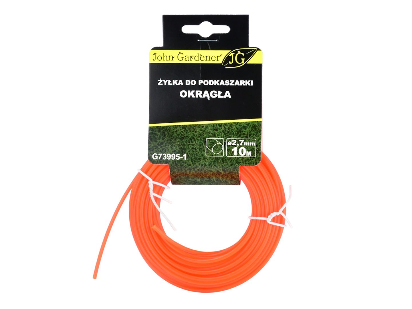 Vlasec pro vyžínačku kulatý 2,7 mm × 10 m Geko – celkový pohled na produkt