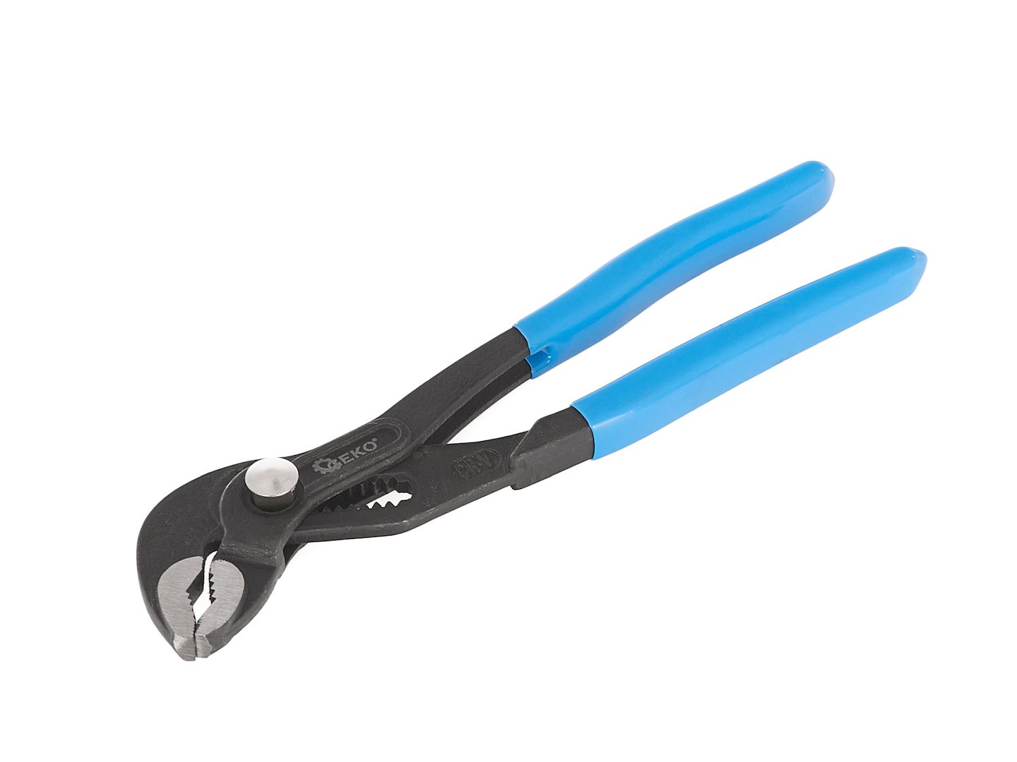 Nastavitelné kleště na trubky Geko 175 mm – tlačítkový mechanismus