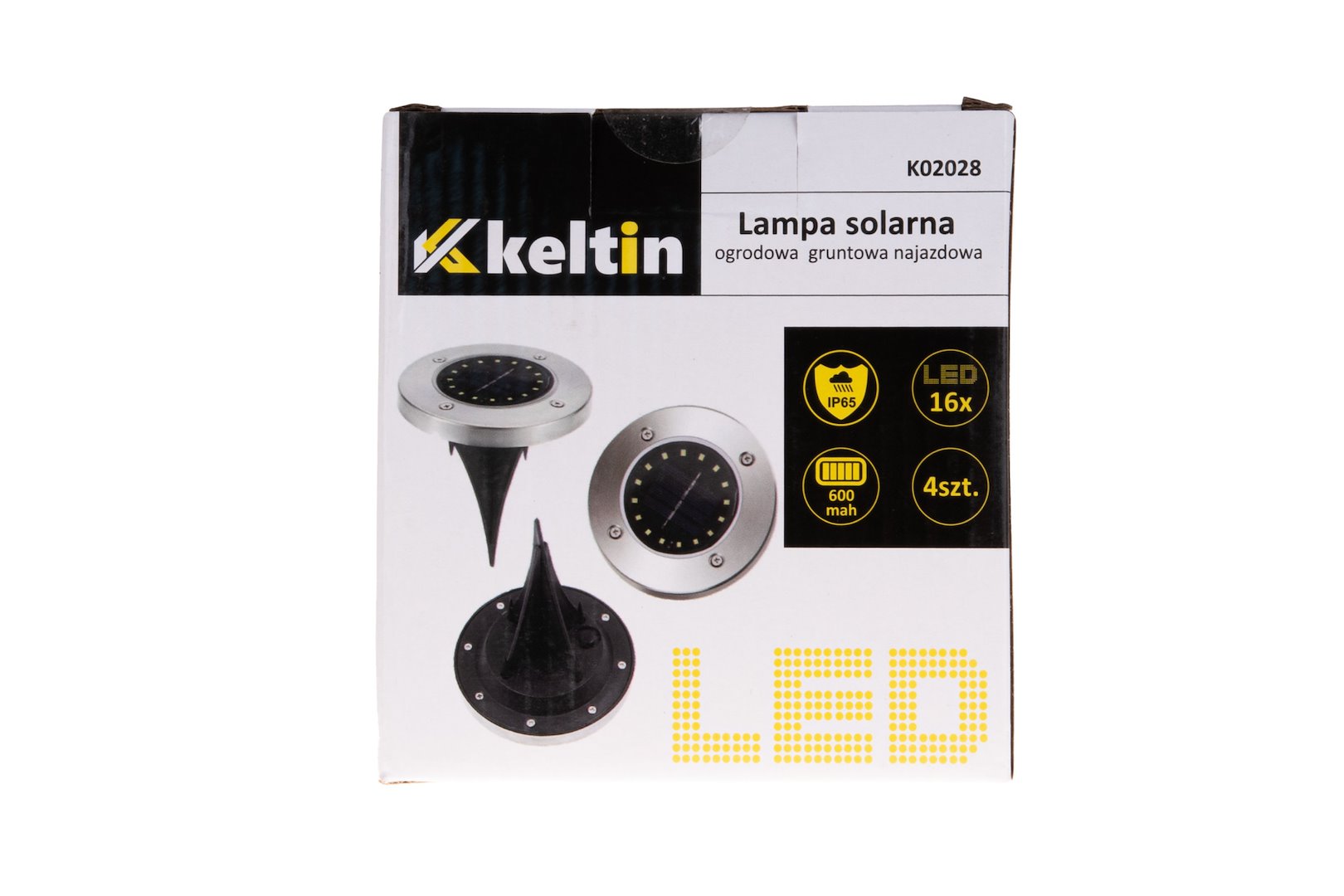 Solární zahradní lampa 16LED zemní přejezdová – detail svítidla