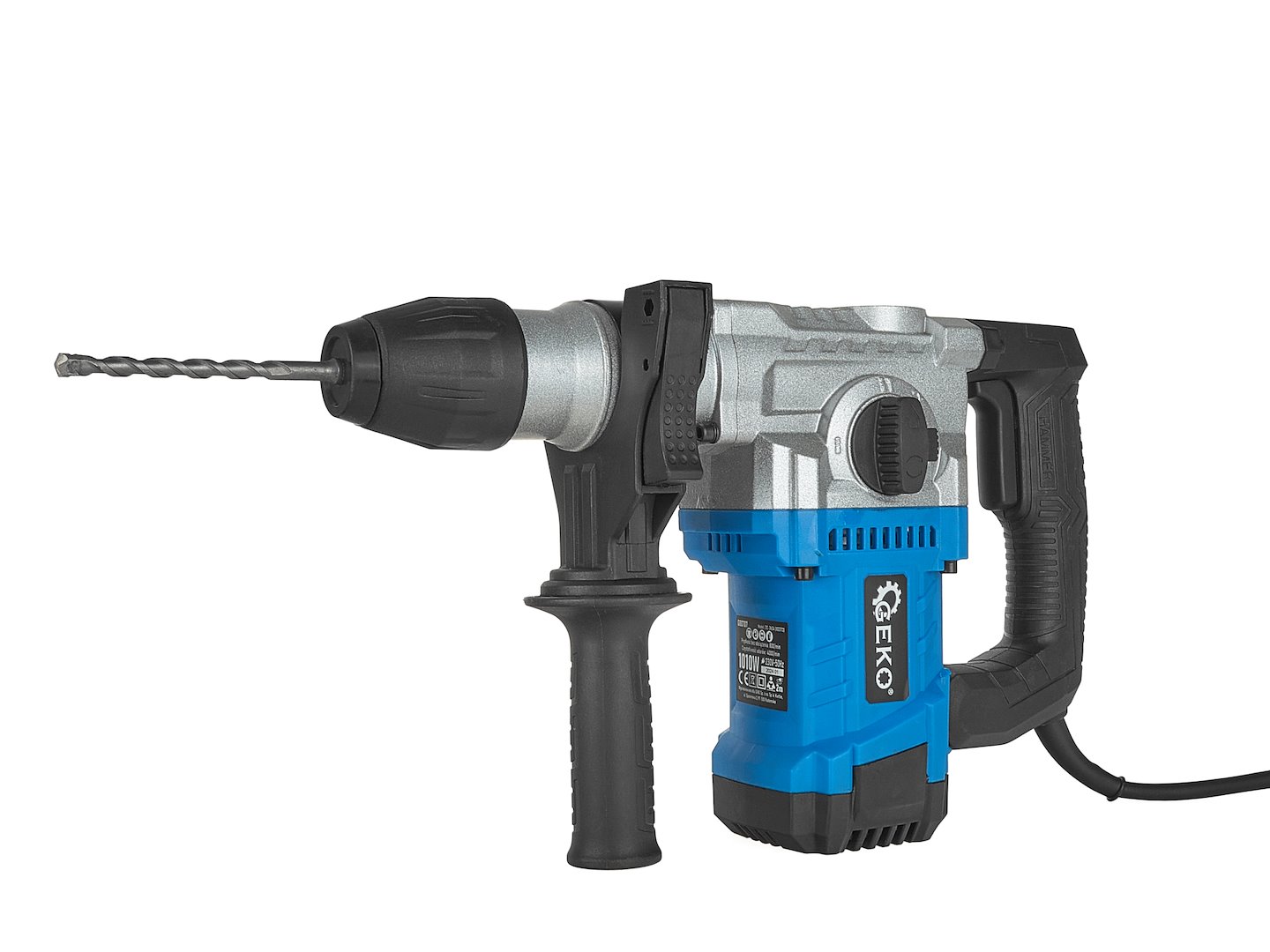 Příklepové kladivo Geko 1010 W, 4 J, SDS+ s kufříkem 5