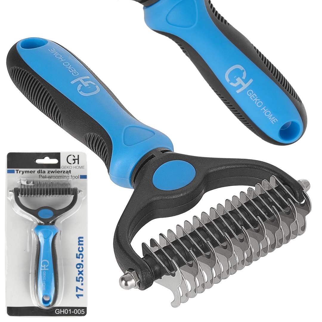 Trimmer pro zvířata – hřeben na zacuchané chlupy, celkový pohled