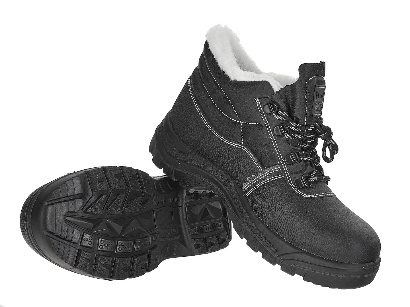 Zateplené ochranné pracovní boty S3 SRC velikost 43 – detail podrážky