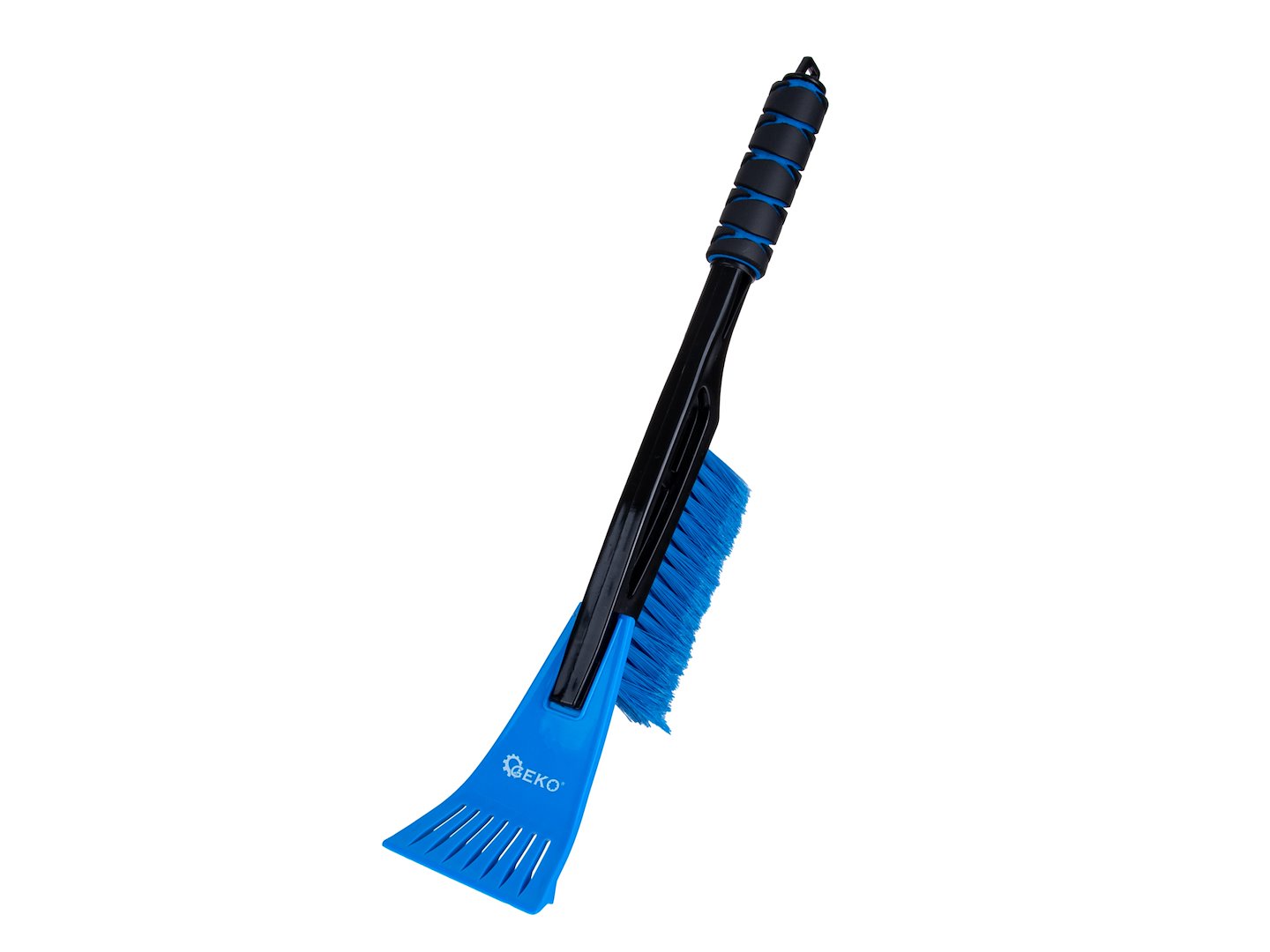 Kartáč se škrabkou Geko 44 cm – detail škrabky na led a námrazu