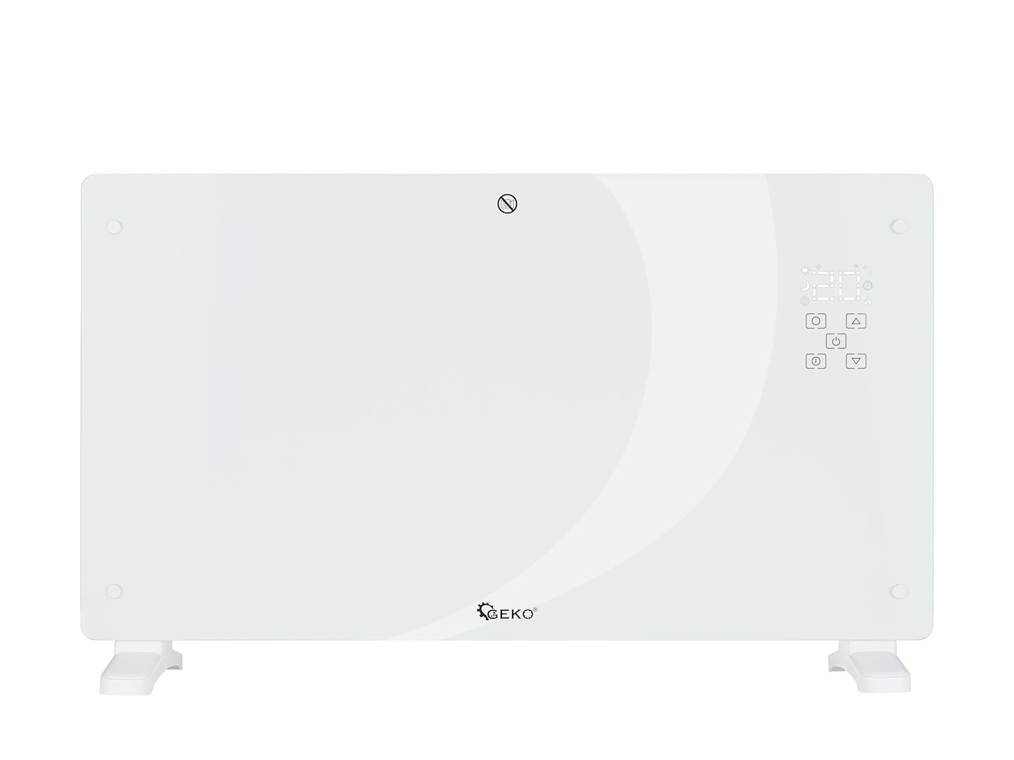 Skleněný konvektorový radiátor Geko G80446 – LCD displej a ovládací panel