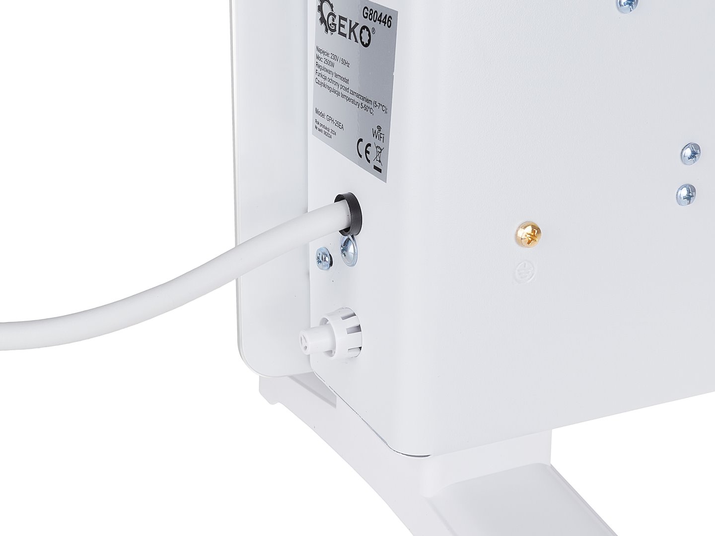 Skleněný konvektorový radiátor G80446 – náhradní díl / příslušenství pro elektrické konvektory Geko 2500 W 5