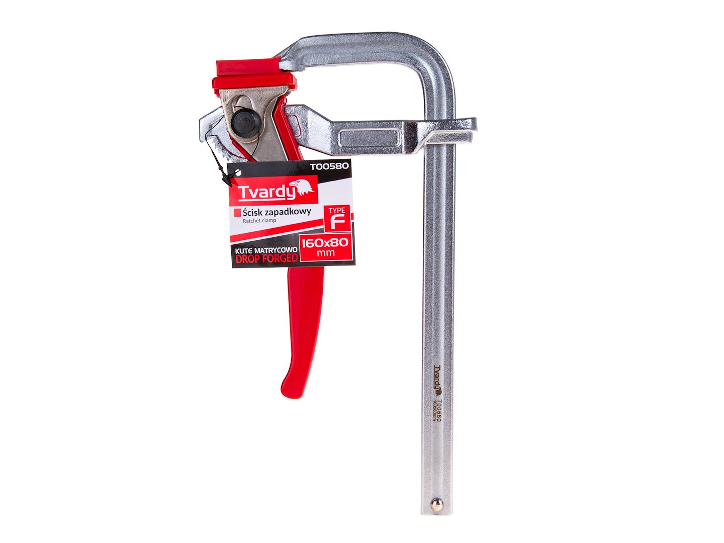 Kované ráčnové svěrky typu F 160x80mm (20) 3