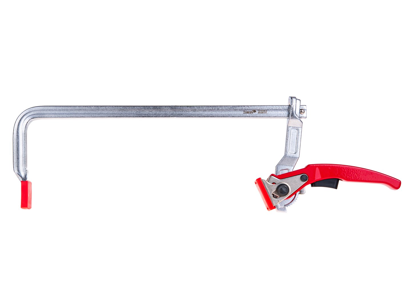 Kovaný ráčnový svěrák typu F 250x80mm – Geko 4