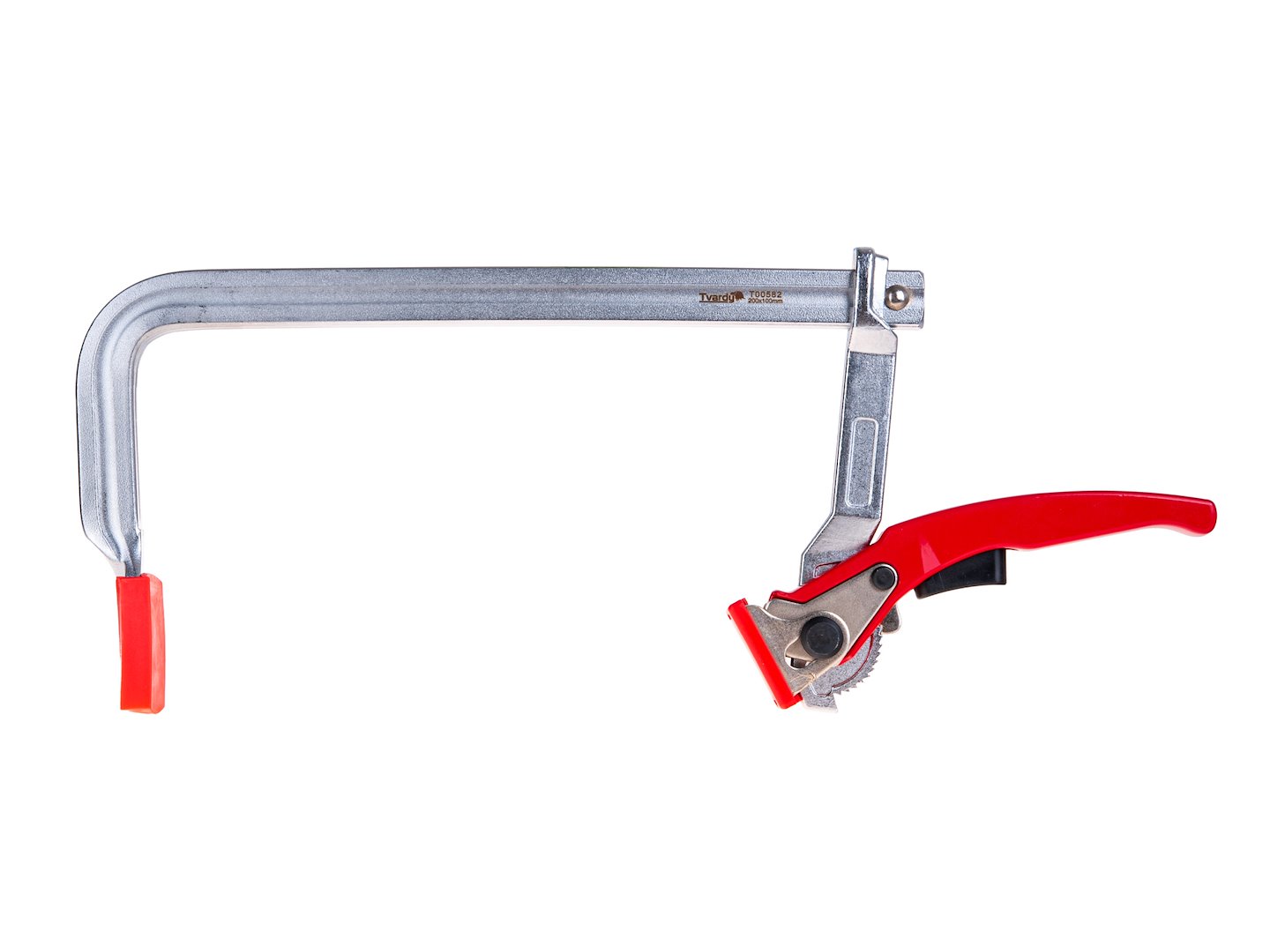 Kované ráčnové svěrky typu F 200x100 mm – Geko 5