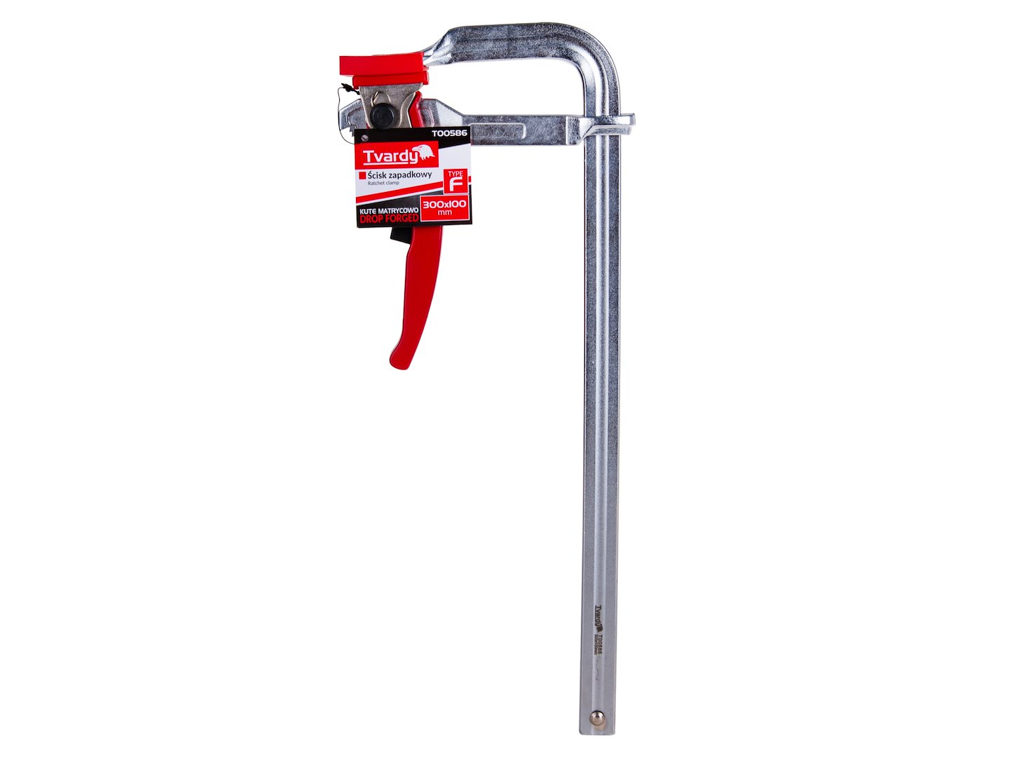 Kované ráčnové svěrky typu F 300x100mm – ukázka použití