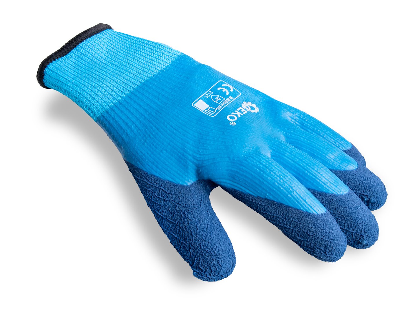 Pracovní rukavice voděodolné zateplené vel. 10 – jersey/latex – Geko G75037 6
