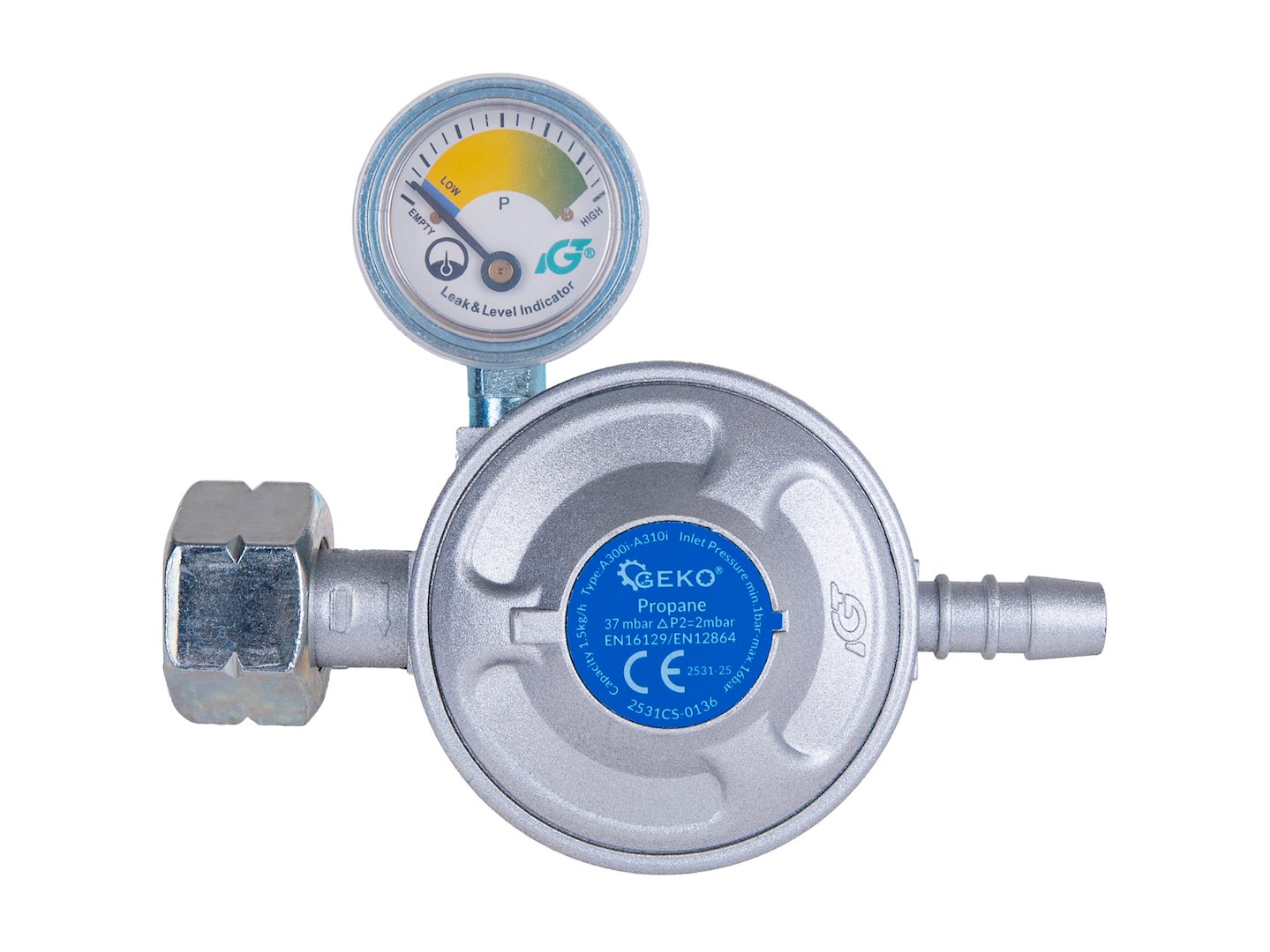 Plynový redukční ventil s manometrem 37 mbar 1,5 kg/h (50) 3