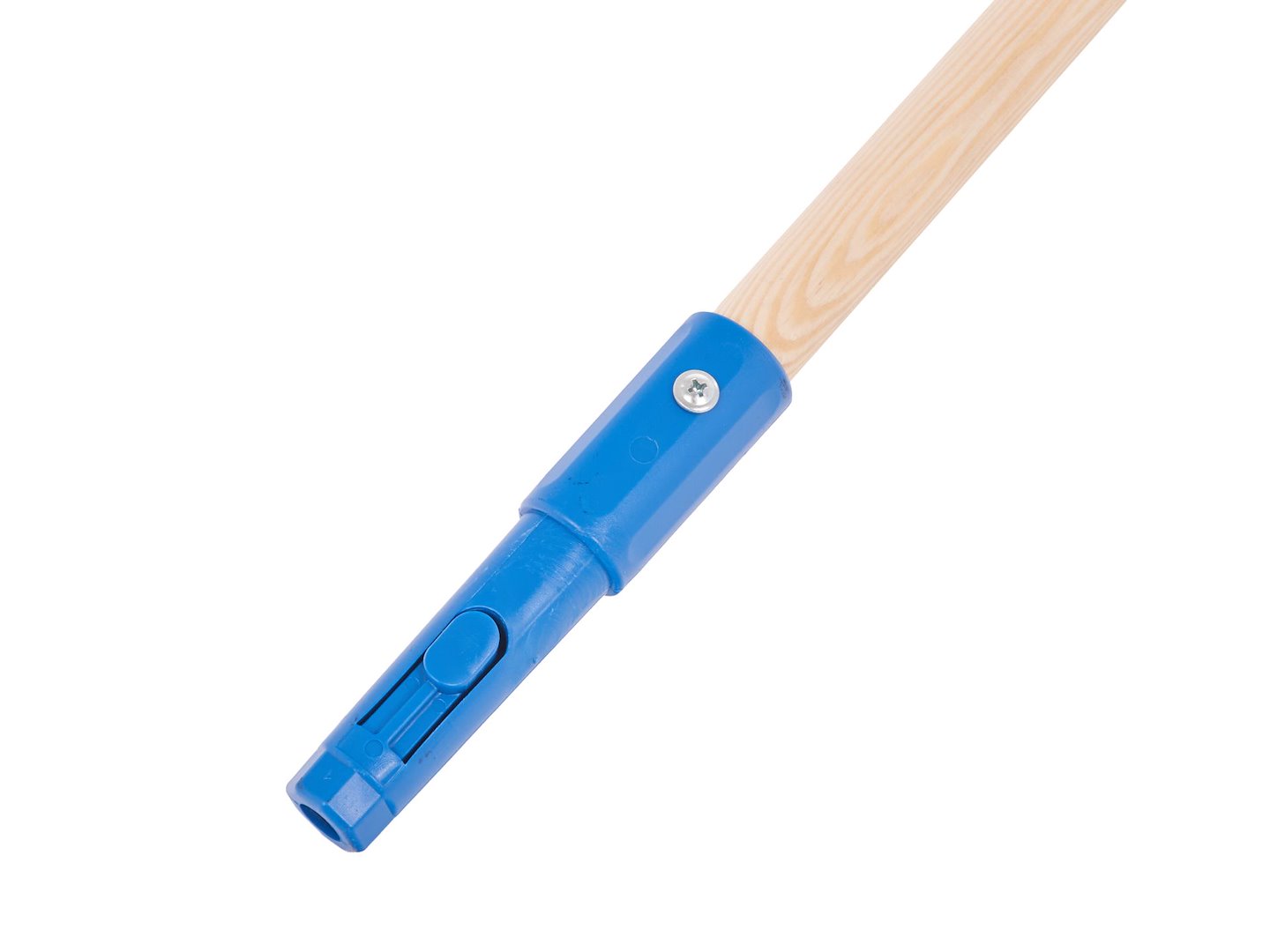 Dřevěná násada KLIK Geko G66530 – detail KLIK upevnění