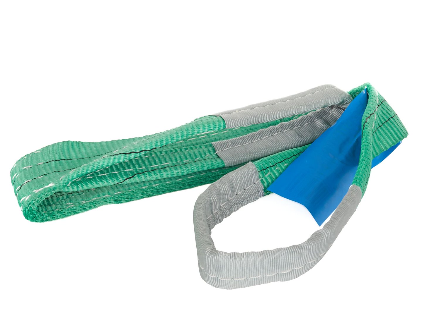 Pásové závěsné popruhy 2T 1M 60 mm – detail popruhu a ušetek