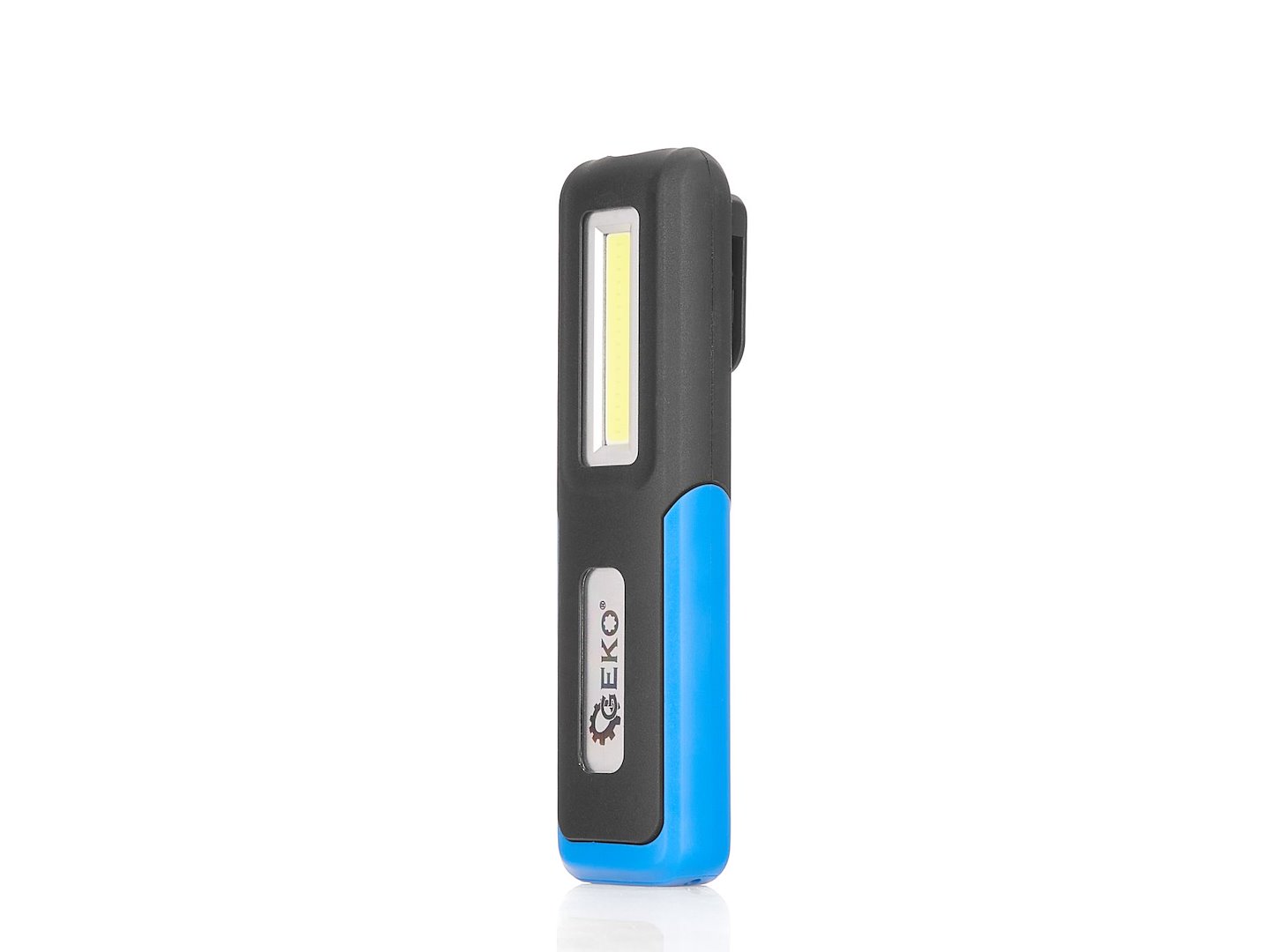 Dílenská lampa Geko 3W+3W LED COB – celkový pohled
