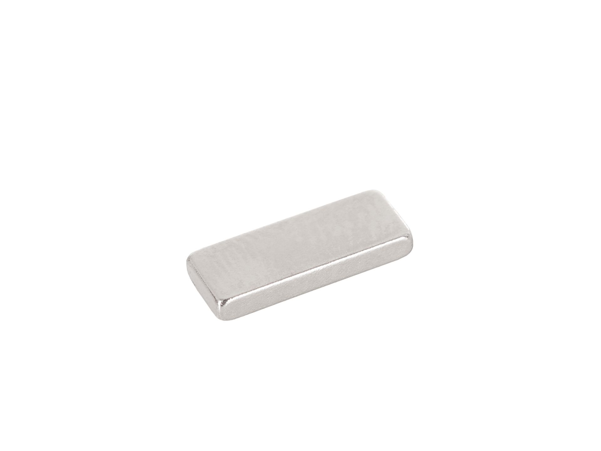 Neodymový plochý magnet 10x4x1,5 mm – detail rozměrů
