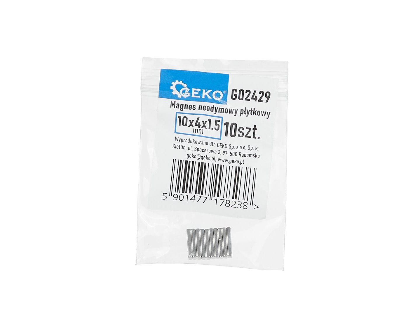 Neodymový plochý magnet 10x4x1,5 mm – praktické využití
