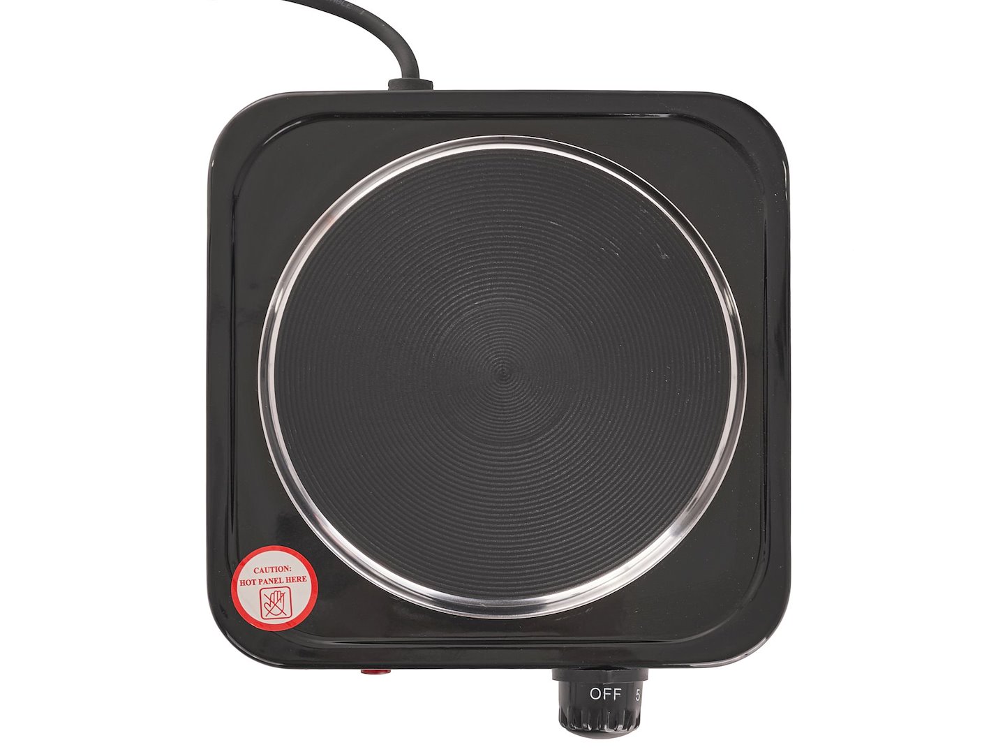 Elektrický sporák jednoplotýnkový 1000 W – plotýnka detail