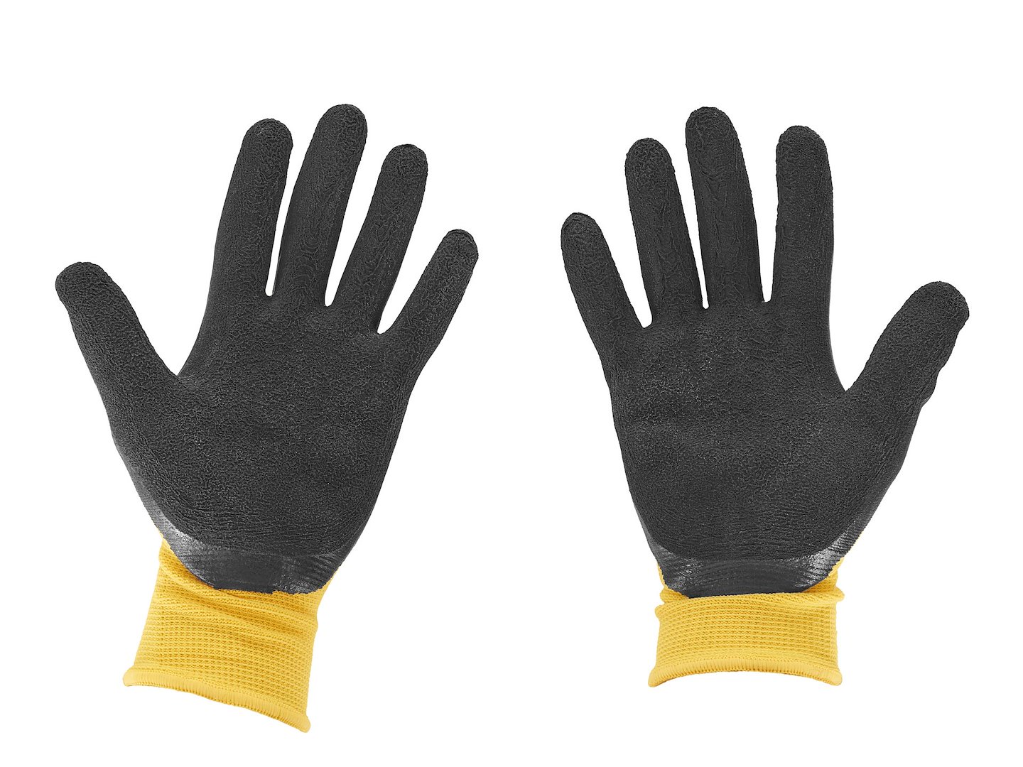Ochranné rukavice Geko G75011 vel. 8 žluté – detail potahu