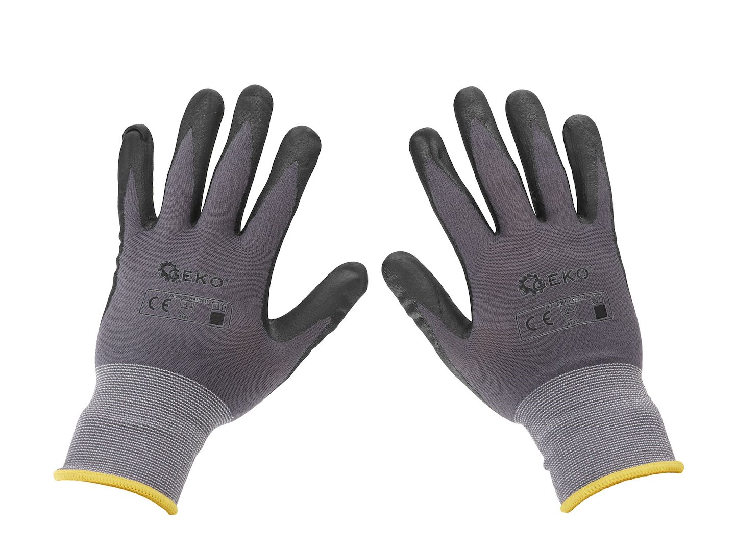 Pracovní rukavice nylonové Geko G75021 – detail povrchu