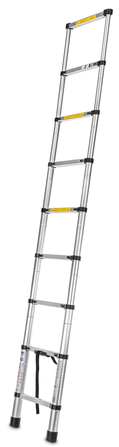 Teleskopický hliníkový žebřík 2,6 m 150 kg (1) 7