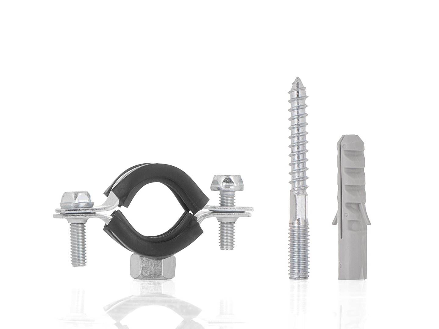 Kovová objímka s gumou pro trubky 3/8" 15-19 mm (200) 2