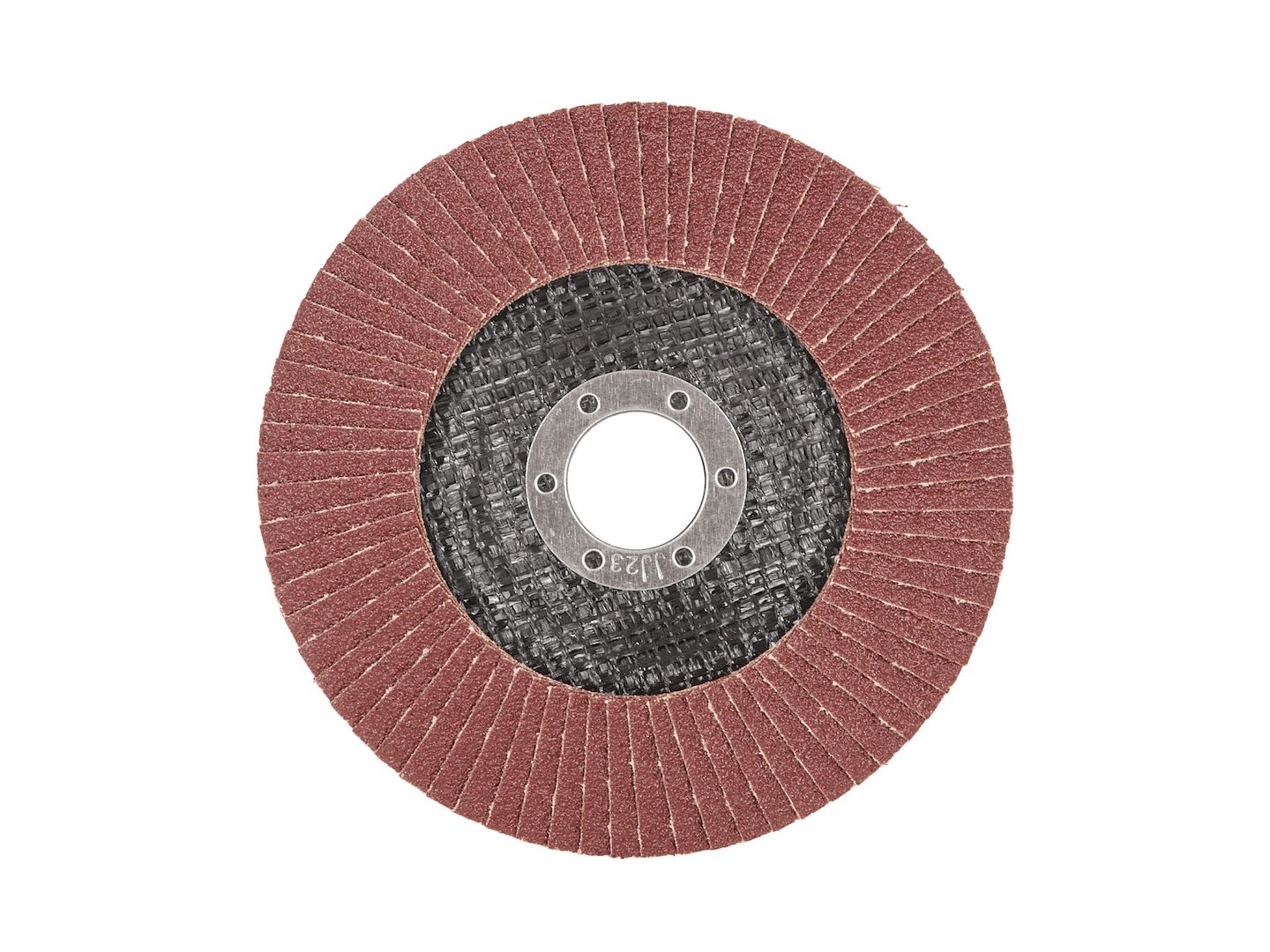 Lamelový kotouč 125 mm P120 Geko – detail zrnitosti