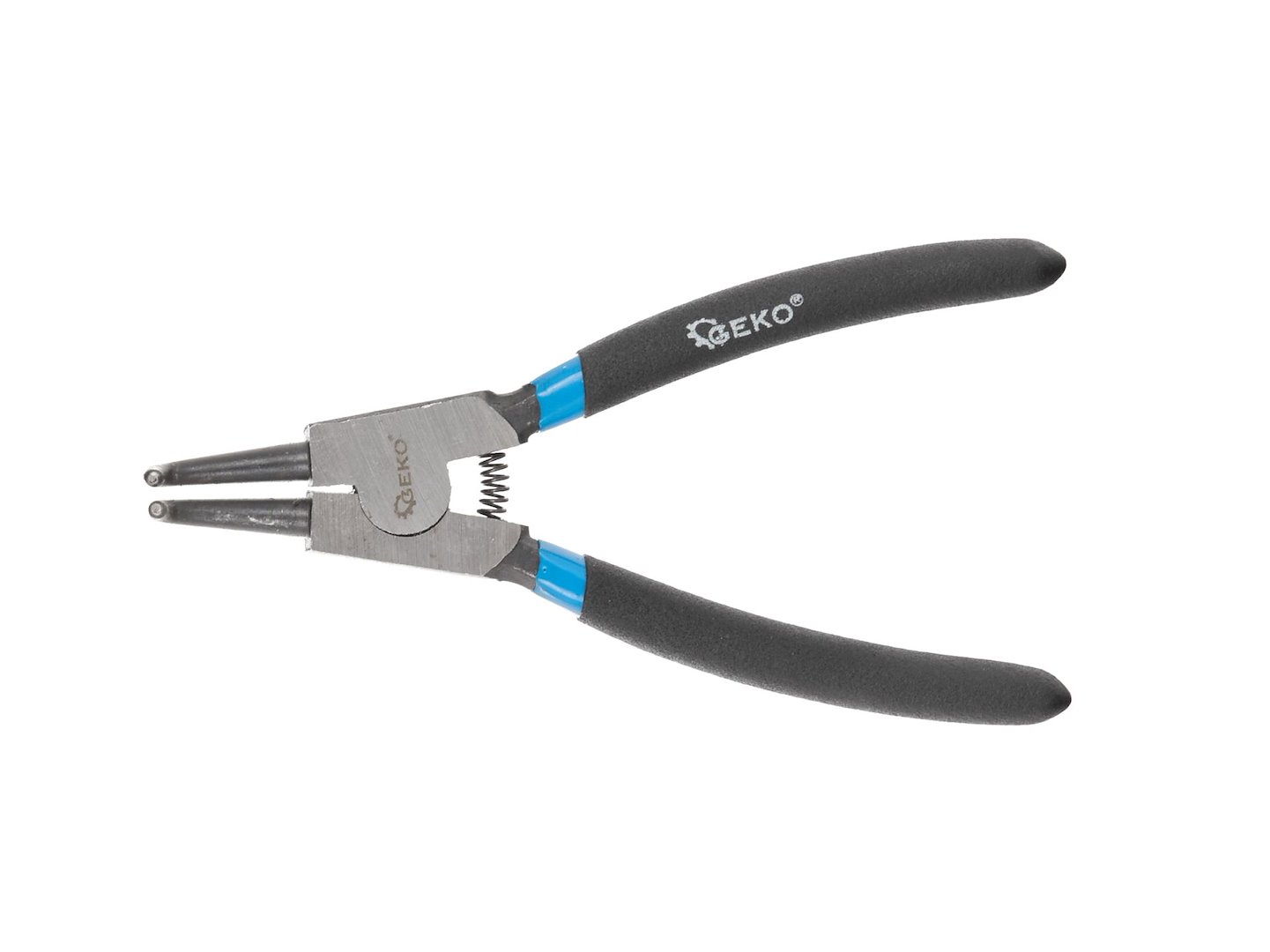 Seegerovy kleště vnější zakřivené 160 mm – celkový pohled