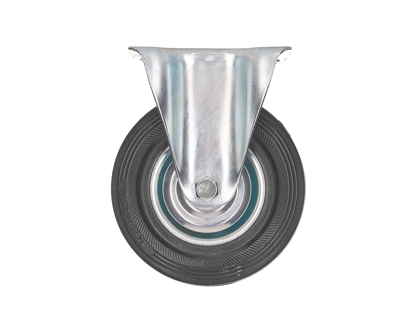 Kolo pevné 125 mm 100 kg Geko – detail montážního uchycení