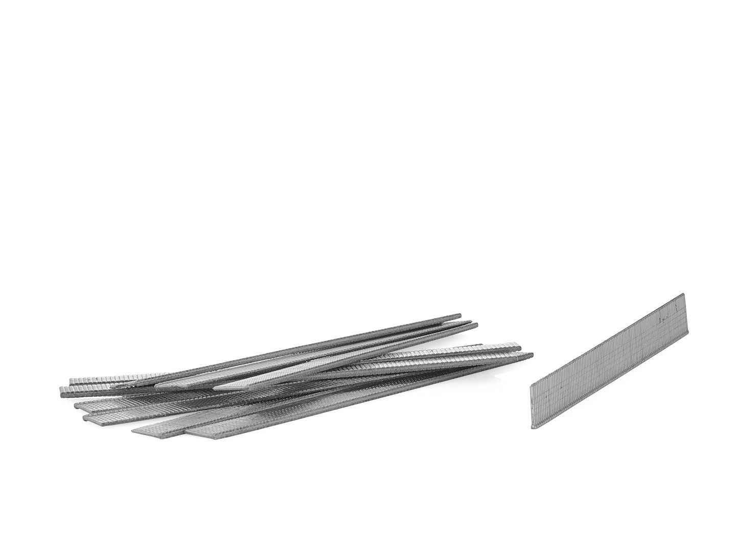 Hřebíky do sešívačky Geko 1,2×2,0 mm – detail pásku hřebíků